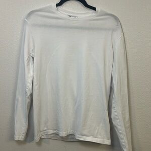 Zara long sleeve white shirt